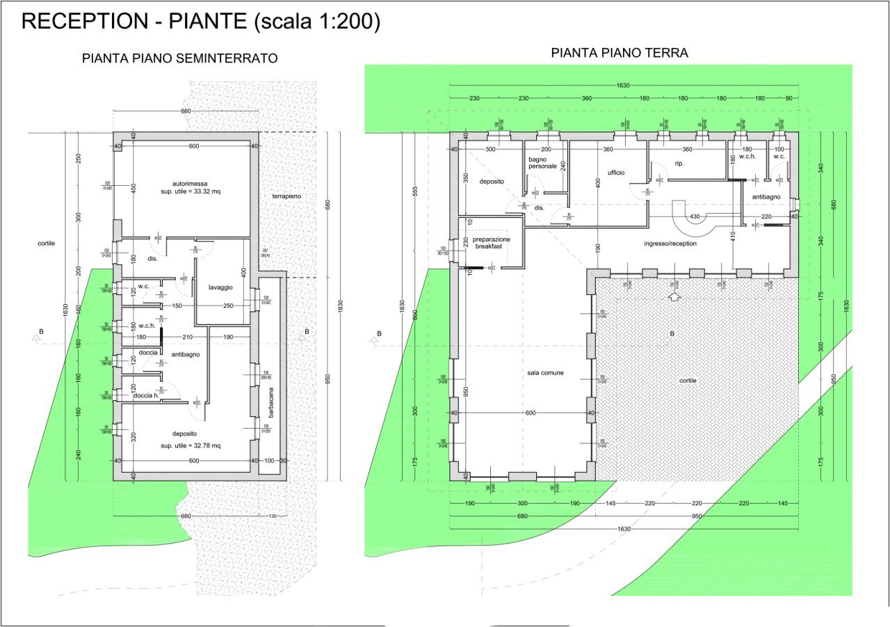 tav2.jpg - Villa località Crovera, Murazzano - planimetria 1