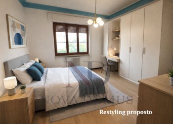 Camera da letto moderna e luminosa (Grande)_wm (Gr - Villa Via dei Laghi 10, Castelnuovo Magra - foto 14