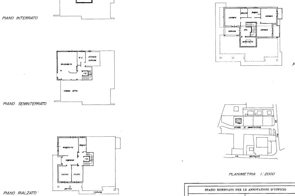 Villa Via Enrico Fermi, Gattatico - floor plans 1