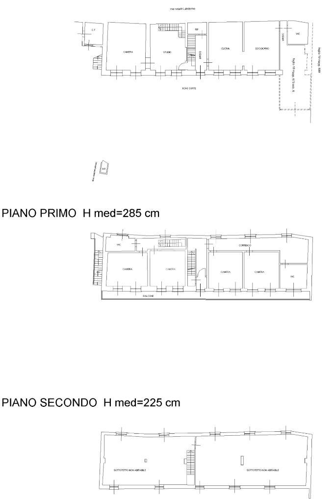 Villa Via Asilo, Palazzo Canavese - floor plans 1