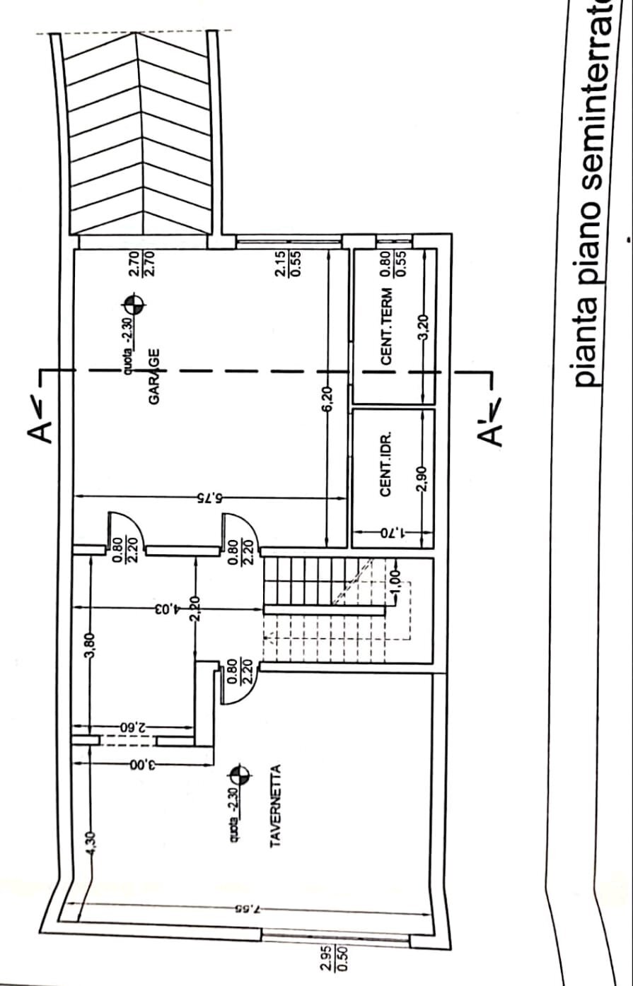 Villa a Schiera via reggio calabria, 9, Lecce - planimetria 1