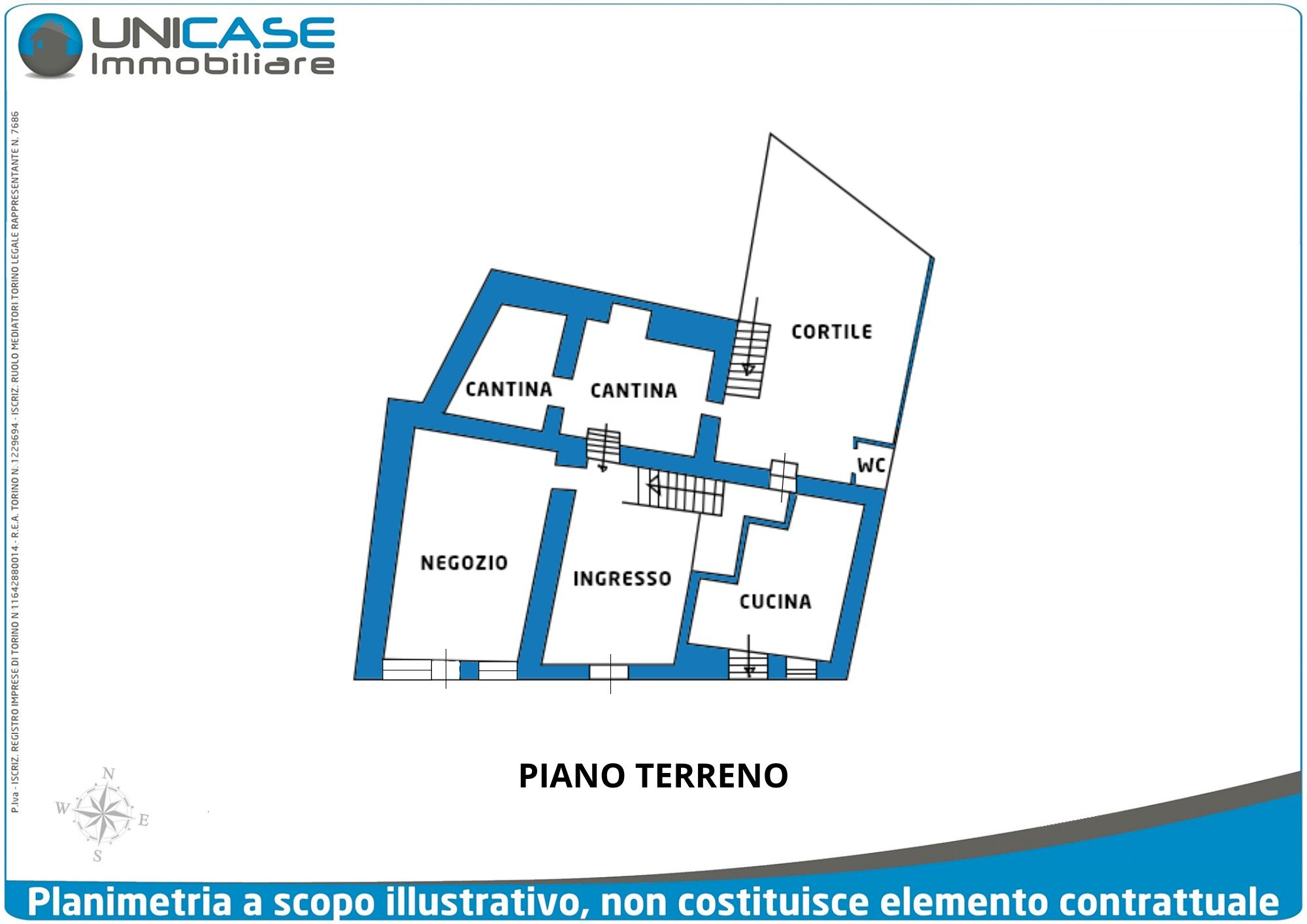 Portion of a house Via Brianza Ballesio, 37, Luserna San Giovanni - floor plans 1