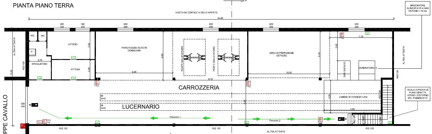 Shed via Cavallo, 18, Venaria Reale - floor plans 1