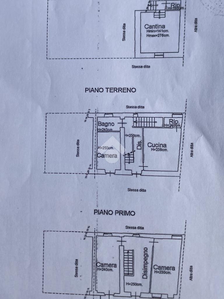 Rustic Via Villafranca, Cavour - floor plans 1