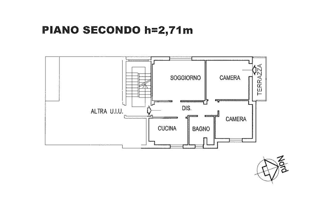 Quadrilocale Via Turati, Calderara di Reno - planimetria 1