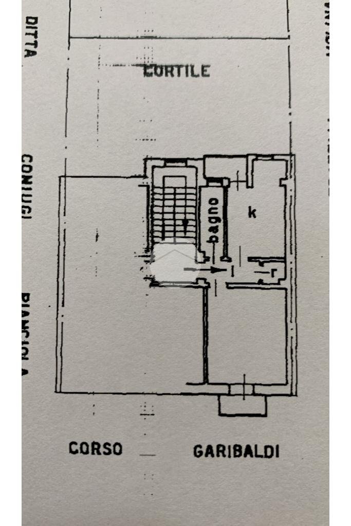 Bilocale Corso giuseppe garibaldi, Venaria Reale - planimetria 1