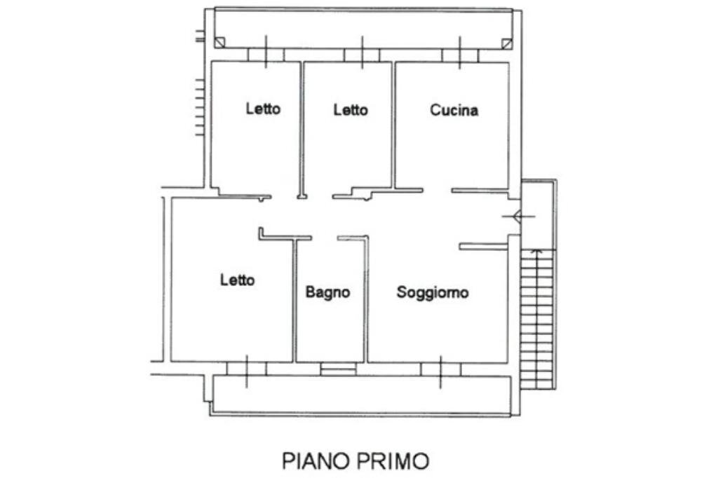 Appartamento Via Zambonini, Montelabbate - planimetria 1