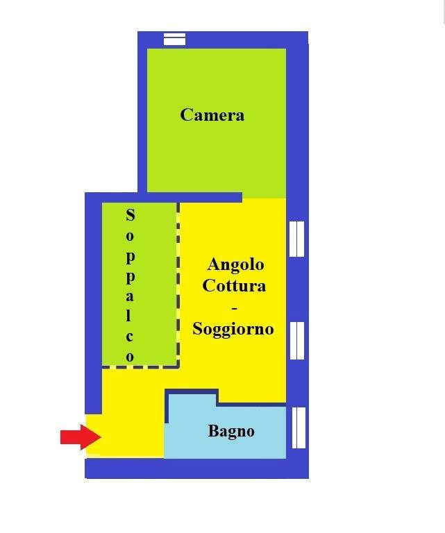 Foto 15 - Four-room apartment Via Delle Fabbriche, Genova - floor plans 1