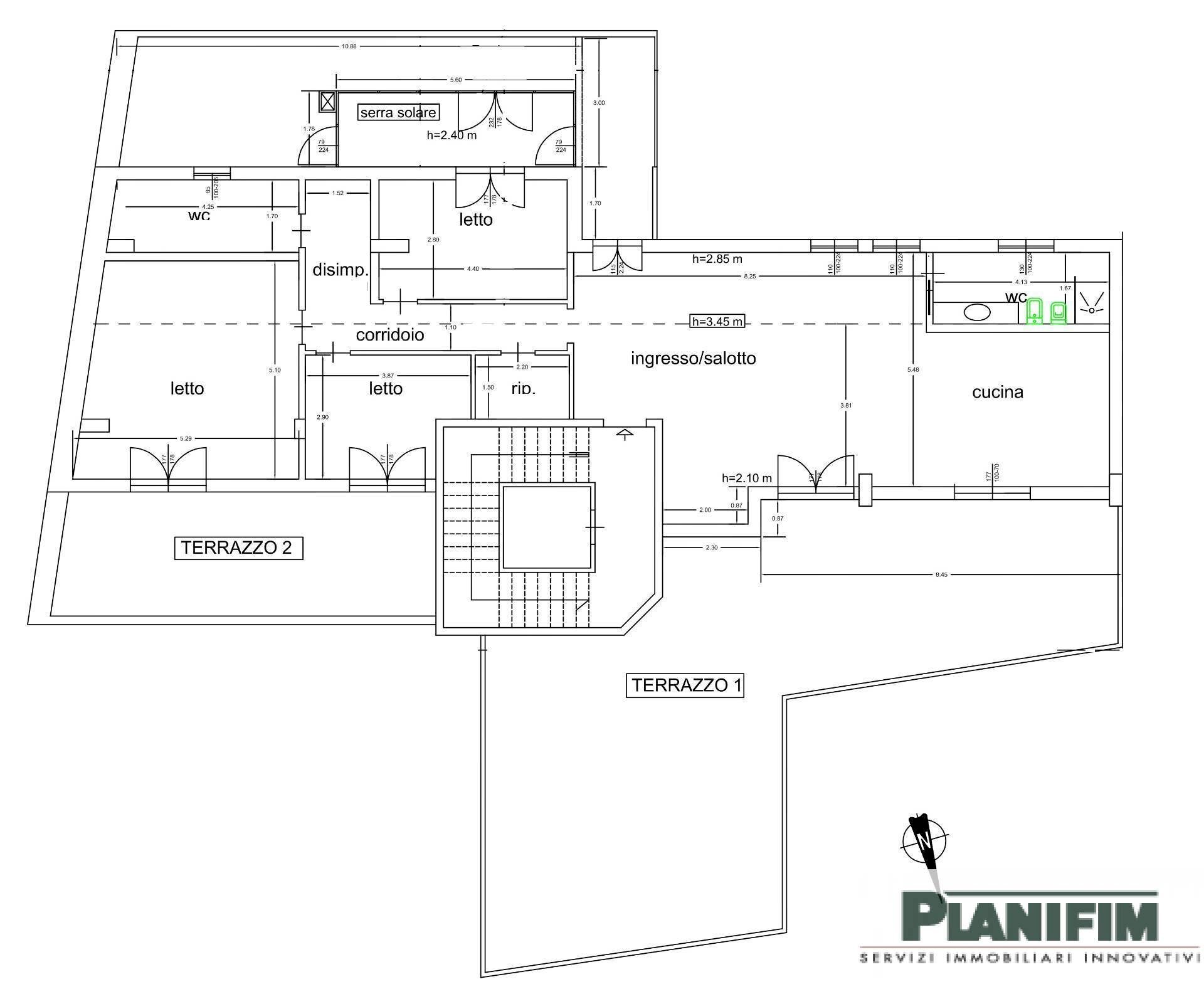 Foto 22 - Appartamento Via Vecchia Stazione
 
15, Bari - planimetria 1
