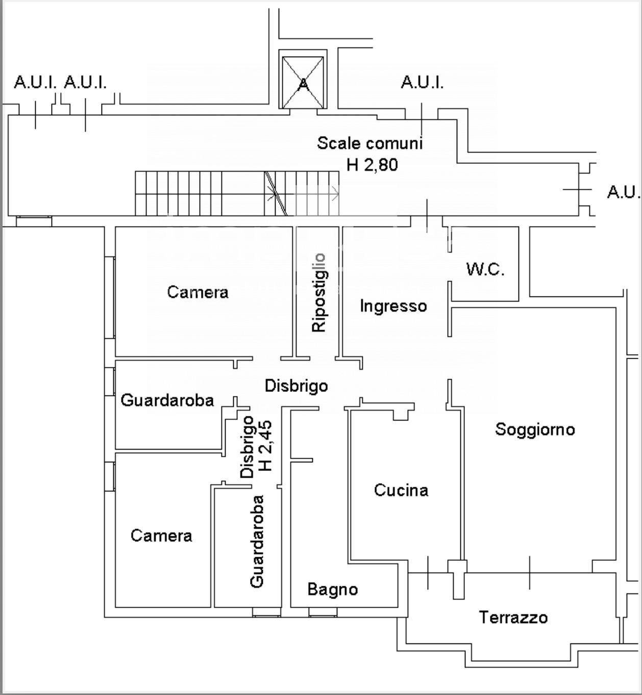 Foto 21 - Appartamento Viale Spellanzon, Conegliano - planimetria 1