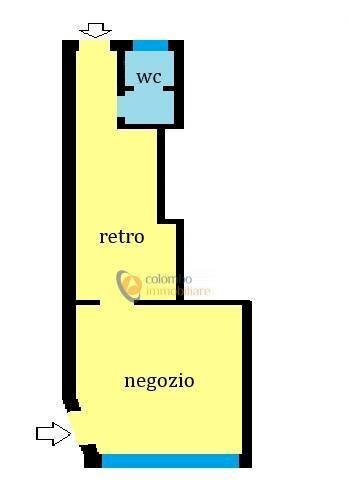 Foto 2 - Negozio via Biagio Bellotti
 
7, Busto Arsizio - planimetria 1