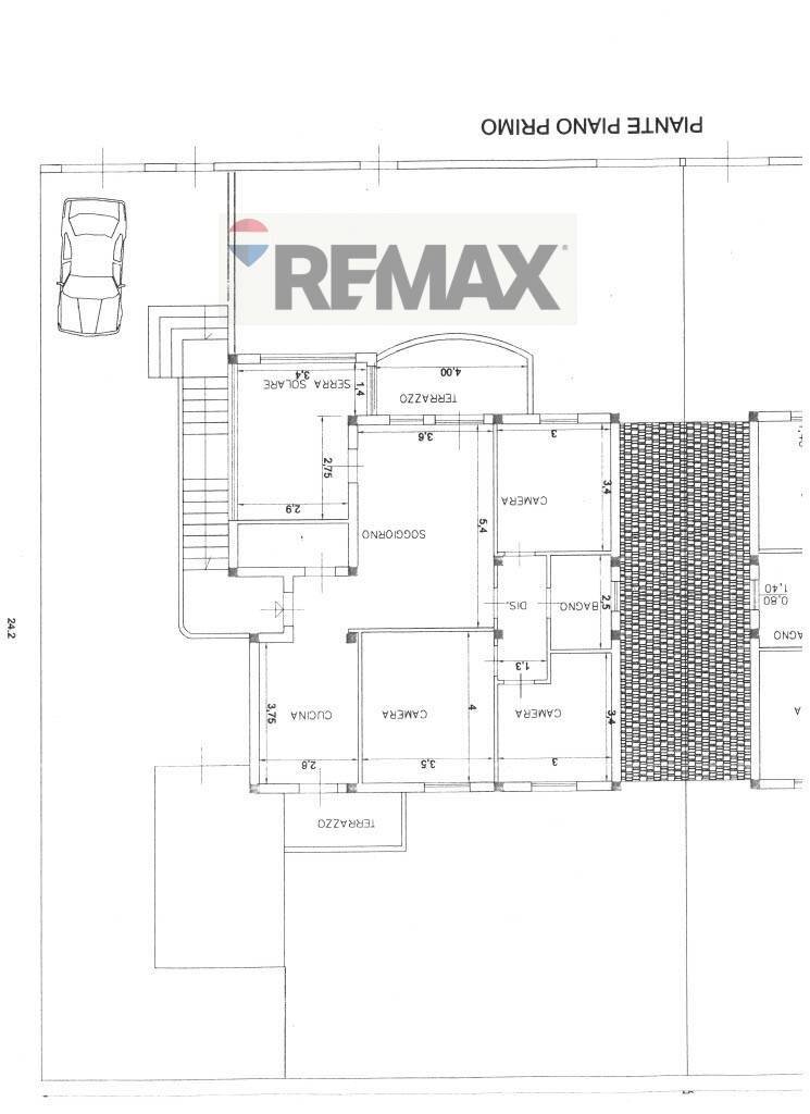 Pianta 2D - Casa indipendente Cecina - planimetria 1