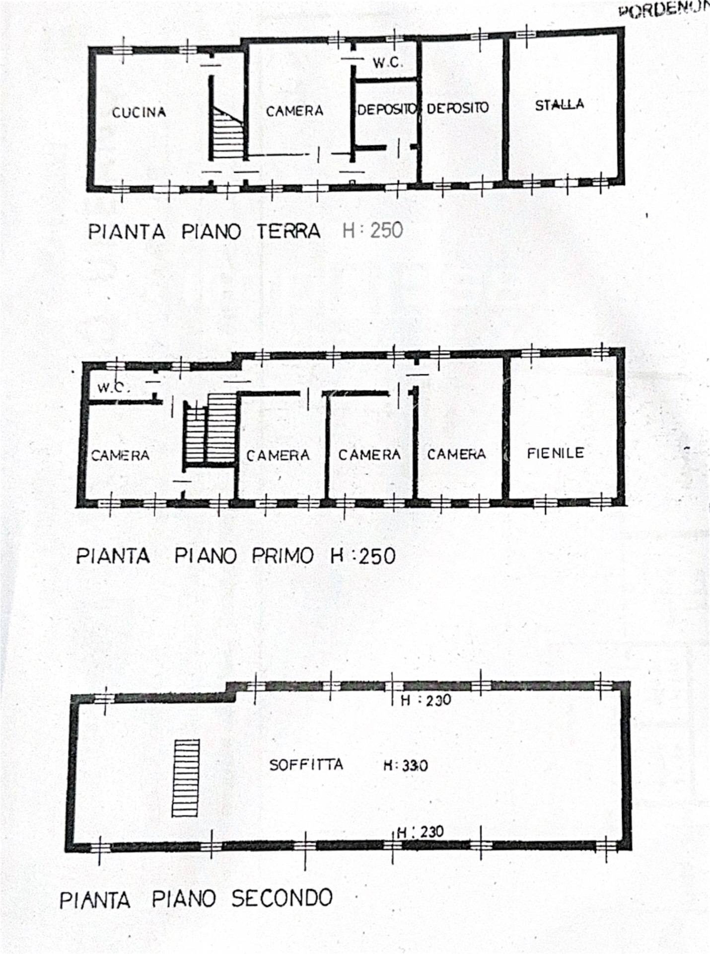 Foto 14 - Rustico Via Dante
 
49, Fontanafredda - planimetria 1