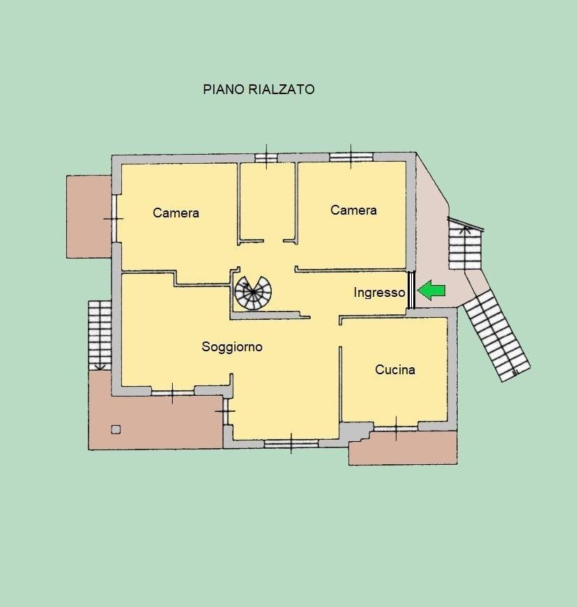 Foto 43 - Casa indipendente VIA DIAZ
 
17, Brebbia - planimetria 1