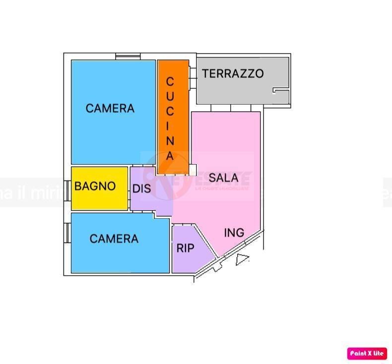 Foto 51 - Trilocale Via Sassari
 
183, Alghero - planimetria 1