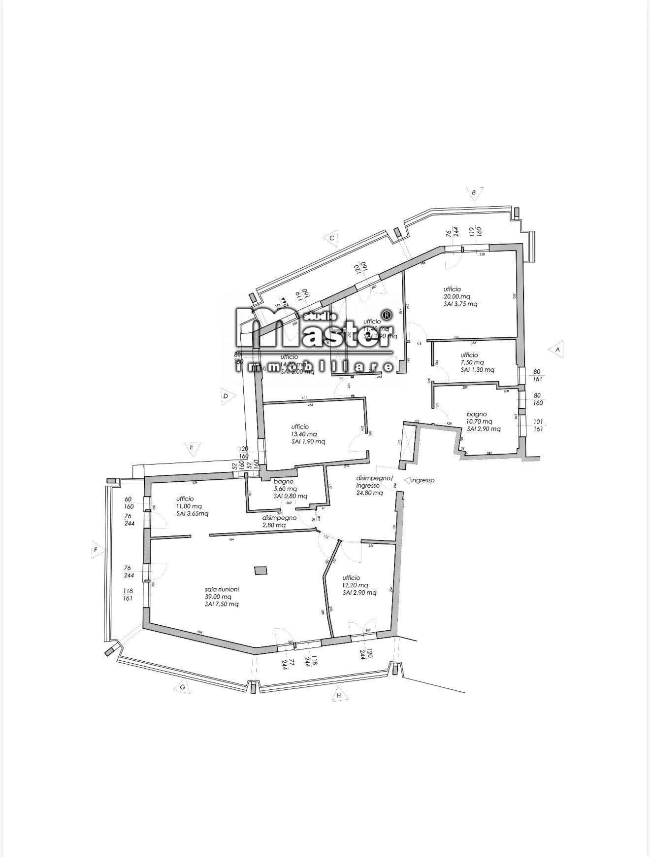 Foto 33 - Attico viale trento trieste, Treviso - planimetria 1