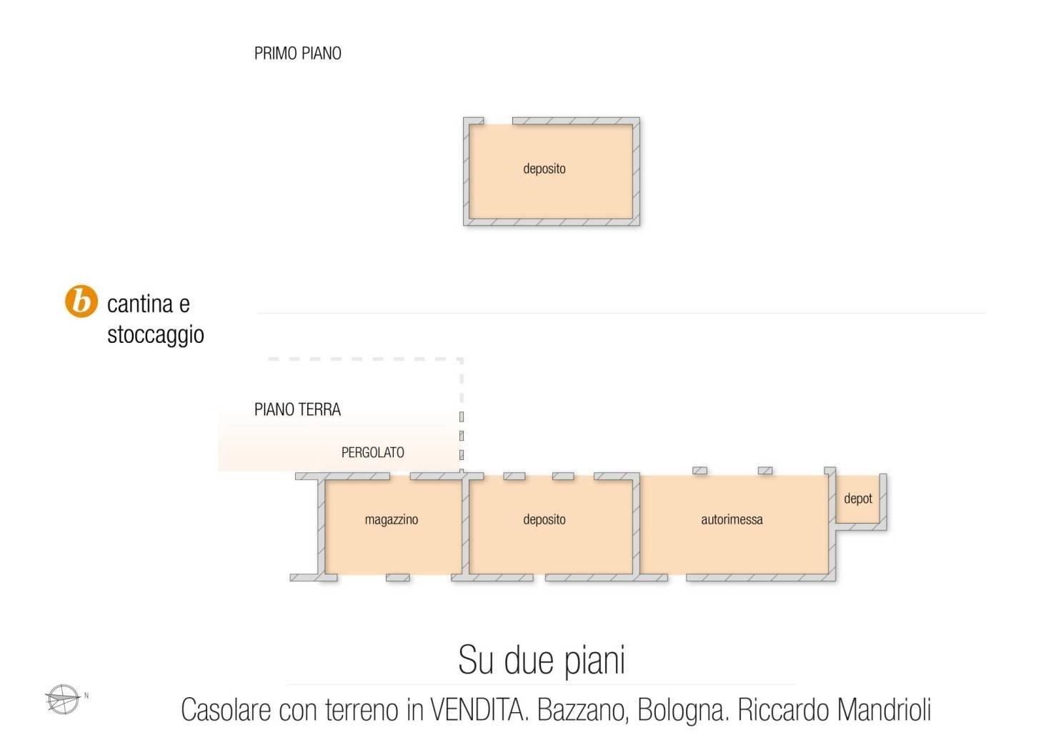 Casa indipendente via Moretto Scuole, Valsamoggia (zona San Lazzaro) - planimetria 1