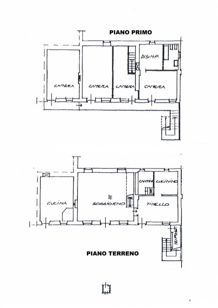 Rustico Regione Bussonrotondo, Scalenghe - planimetria 1