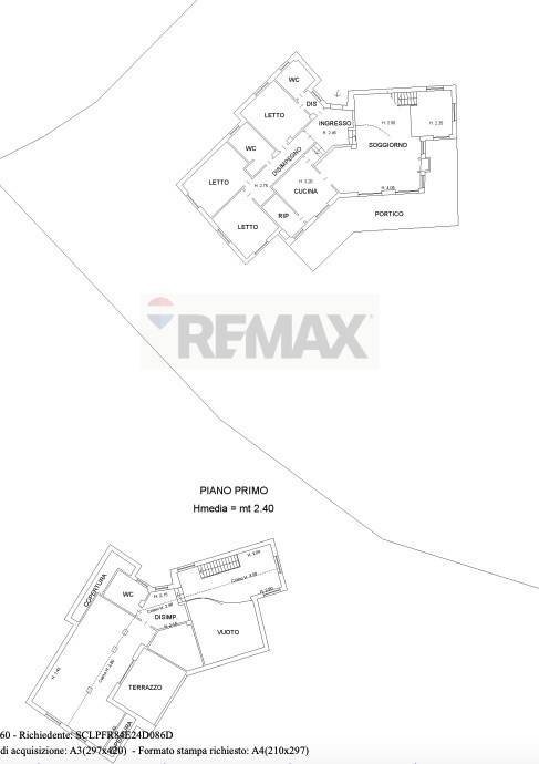 Pianta 2D - Villa via croce
 
1, Cerisano - planimetria 1