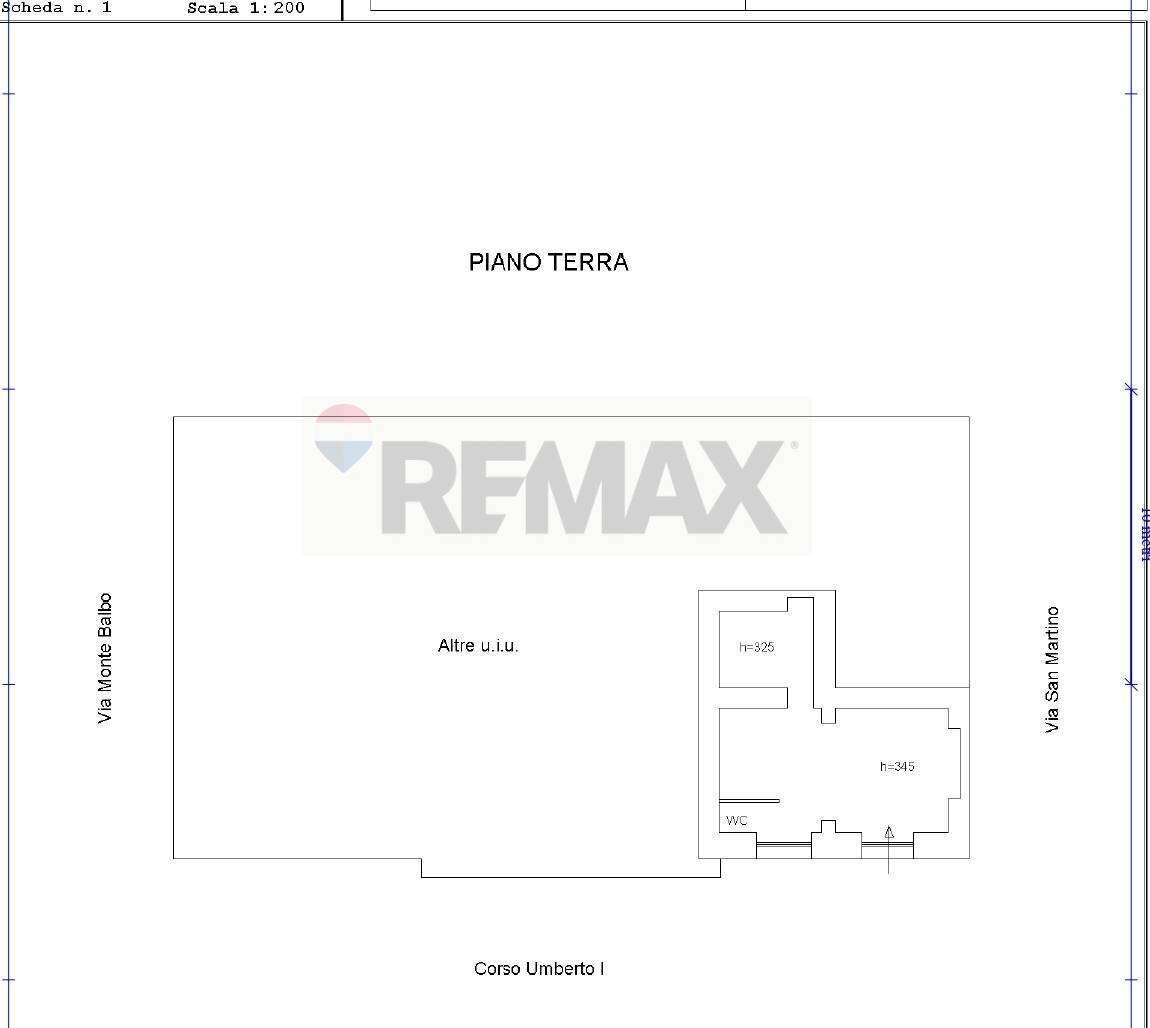 Pianta 2D - Locale Commerciale Corso Umberto
 
37 - 39, Cosenza - planimetria 1