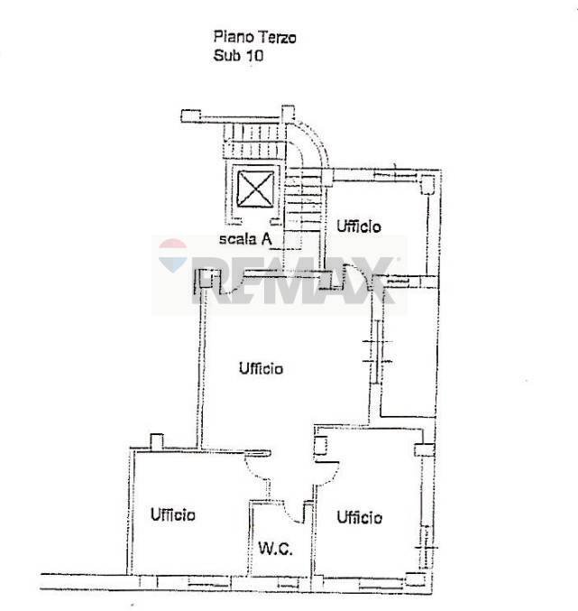 Pianta 2D - Trilocale via giuseppe tommasi
 
25, Cosenza - planimetria 1