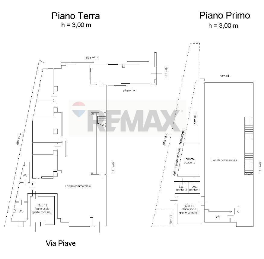 Pianta 2D - Commercial Premises VIA PIAVE
 
5 D, Cosenza - floor plans 1