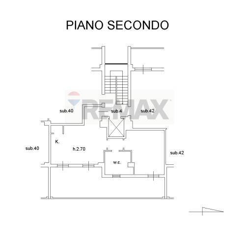 Pianta 2D - Trilocale viale Giacomo Mancini
 
186, Cosenza - planimetria 1