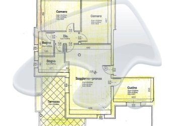 Planimetria - Four-room apartment strada Albareto, Modena - photo 7