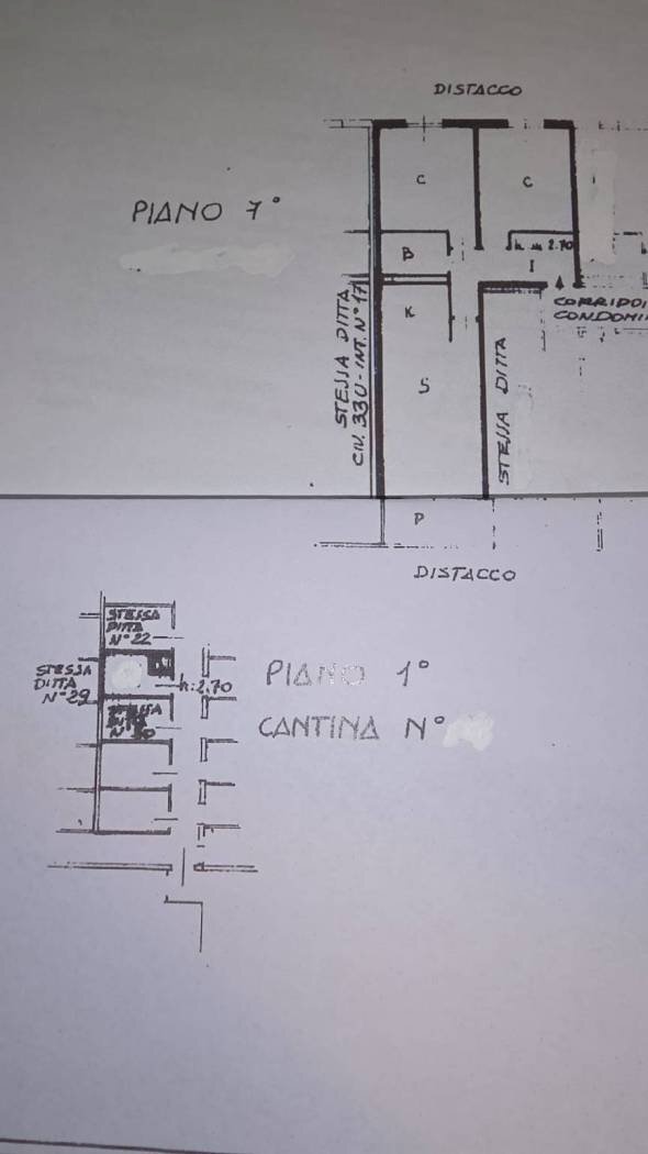 Trilocale via Carlo Linneo, 368, Genova (zona Sampierdarena) - planimetria 1