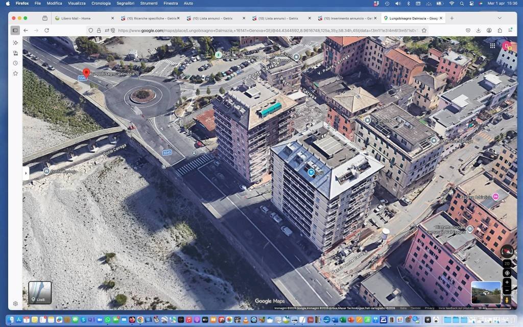 Mappa - Trilocale Lungobisagno Dalmazia, 61, Genova (zona Staglieno) - foto 1