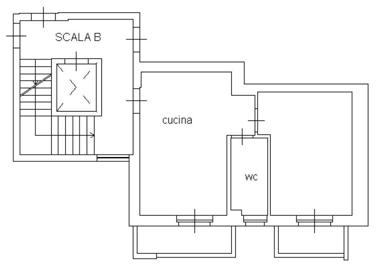 Bilocale via Annibale Maria di Francia, 11, Matera - planimetria 1