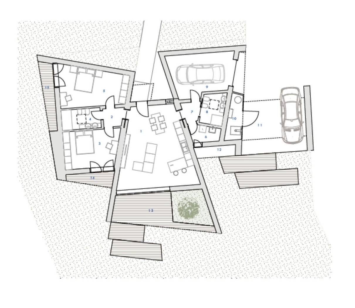 Villa via Cornio, Vigonovo - planimetria 1