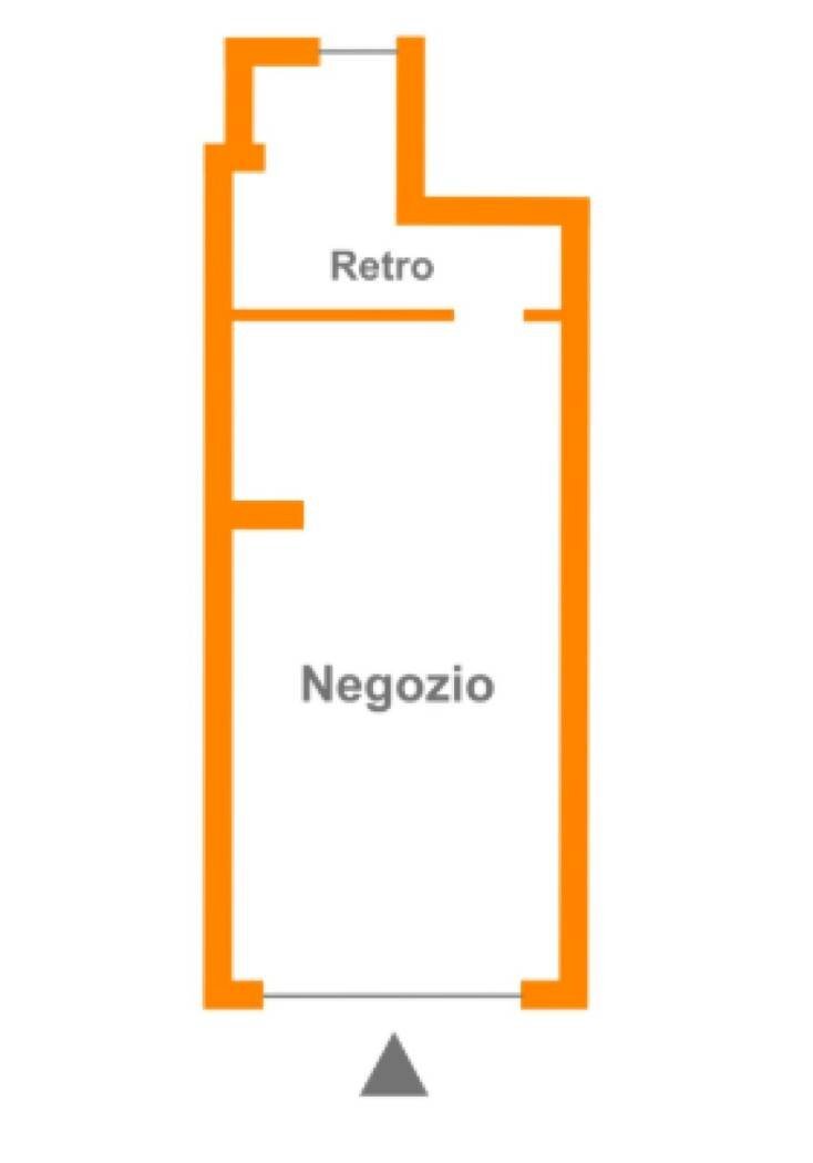 Negozio via Augusto Murri, 6, Bologna (zona Murri) - planimetria 1