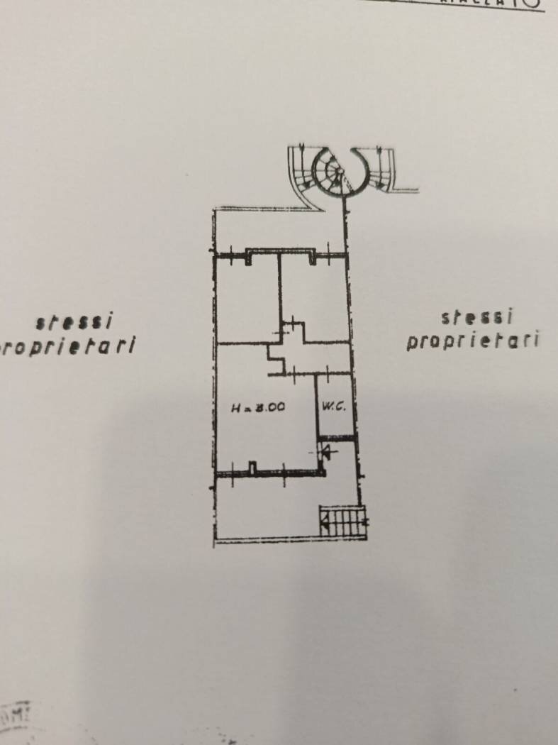 Trilocale contrada Castelluccio, Augusta - planimetria 1