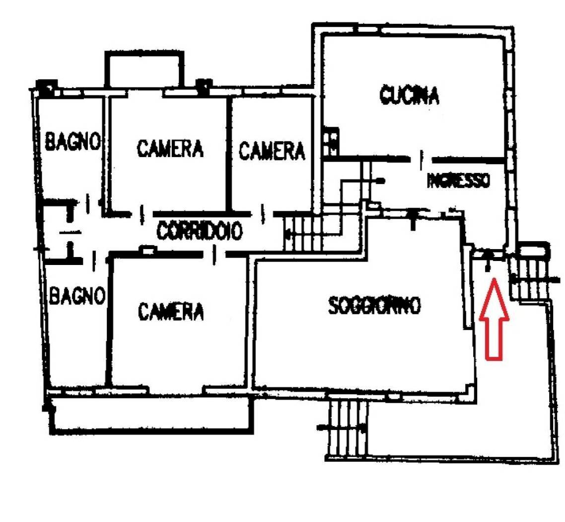 Villa via I. Nievo, 28, Ponte San Nicolò - planimetria 1