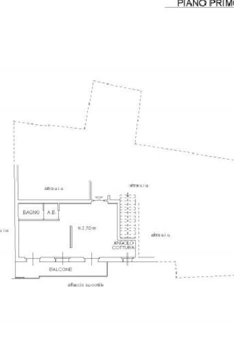 Appartamento via Vittorio Alfieri, Castiglione Falletto - planimetria 1