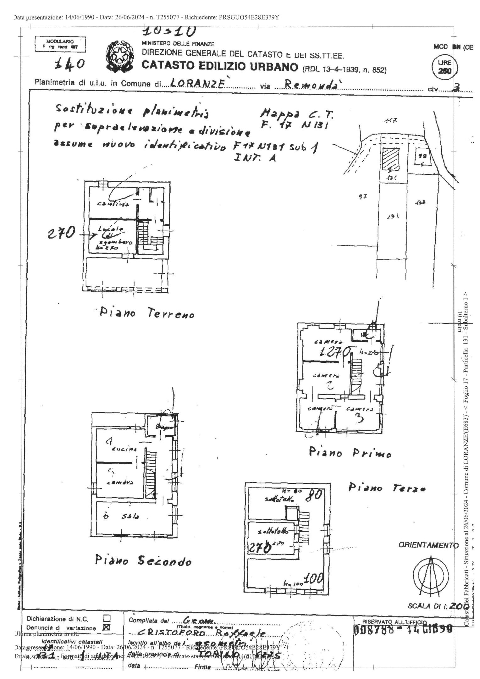 Casa indipendente Loranzè - planimetria 1
