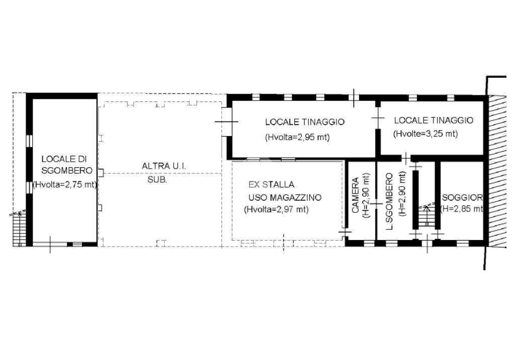 Rustico Strada della rezza, Chieri - planimetria 1