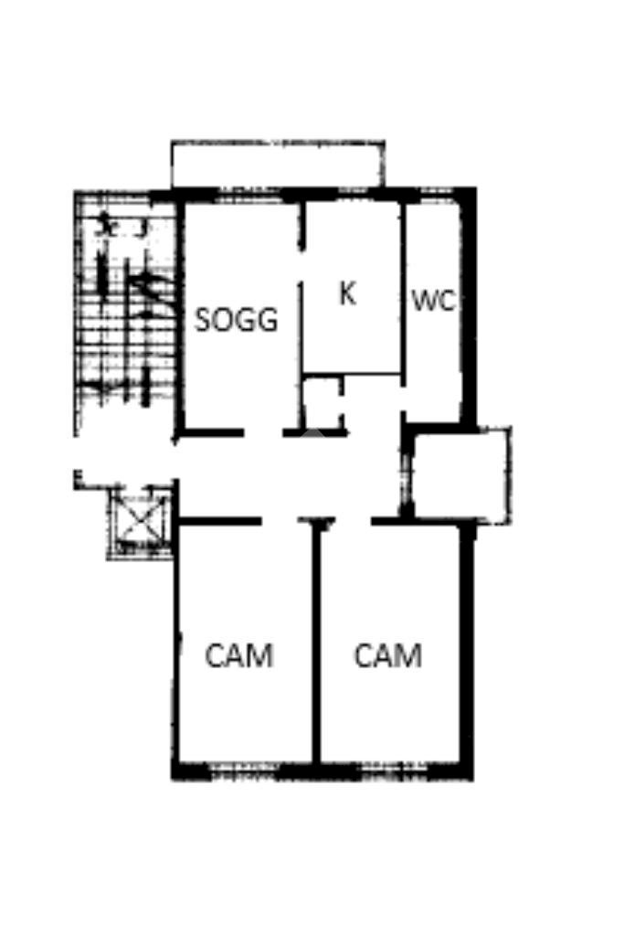 Trilocale Via Pratisecchi, Ivrea - planimetria 1