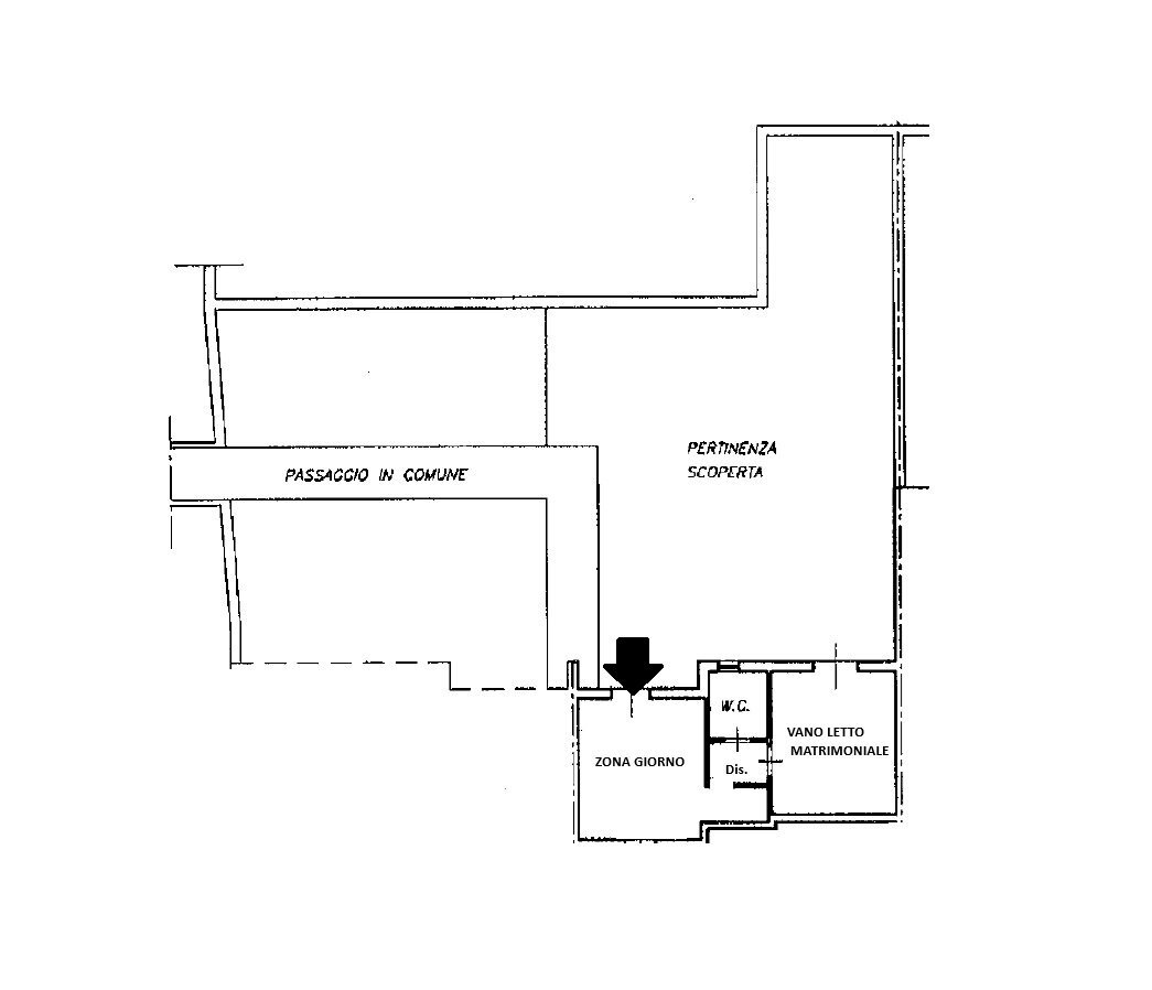 PLANIMETRIA - Appartamento Via Procaccia 153, Monopoli - planimetria 1