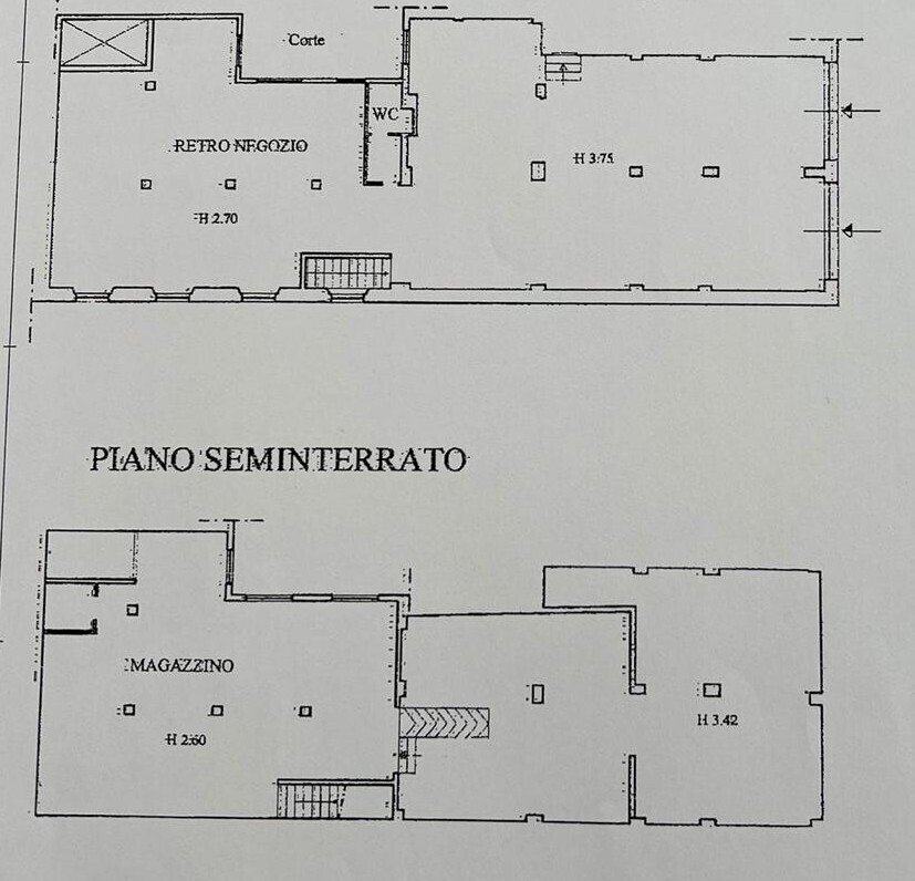 PLANIMETRIA.jpeg - Locale Commerciale Via Stefano Buonsignori, Firenze (zona Santa Maria Novella) - planimetria 1