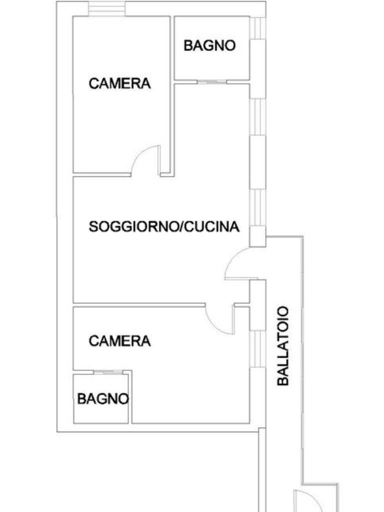 Trilocale Milano, Milano (zona Città Studi) - planimetria 1