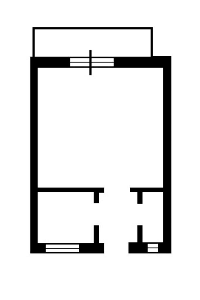 Monolocale Via Rombon, Milano (zona Lambrate) - planimetria 1