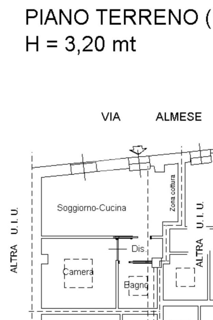 Bilocale Via Almese, Torino (zona Cit Turin) - planimetria 1