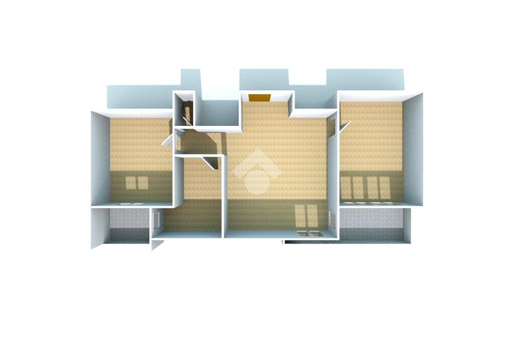 Trilocale Via Gozzano, Asti - planimetria 1