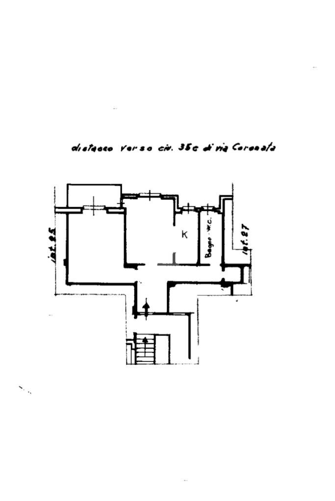 Appartamento Via coronata, Genova (zona Coronata) - planimetria 1