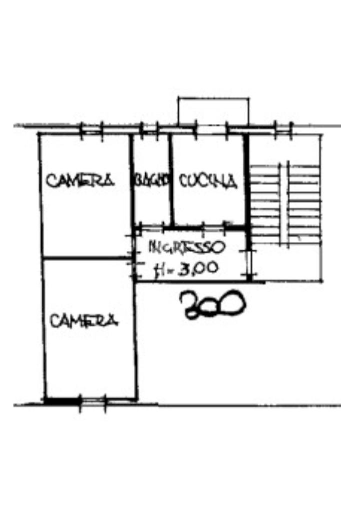 Trilocale Via Francesco Rocchi, Bologna (zona Massarenti) - planimetria 1