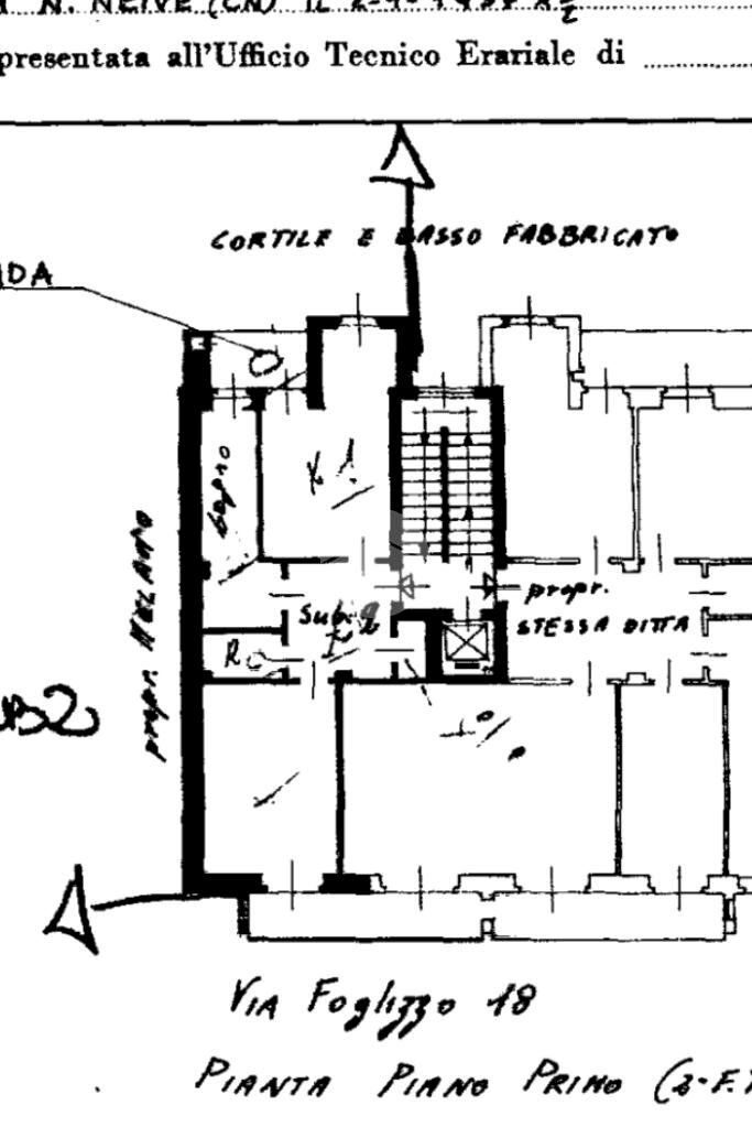 Two-room apartment Via Foglizzo, Torino (neighborhood Lucento) - floor plans 1