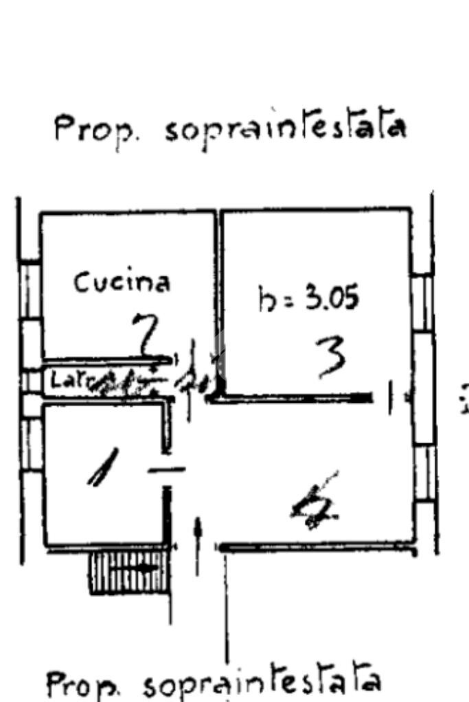 Quadrilocale Via del Campasso, Genova (zona Sampierdarena) - planimetria 1