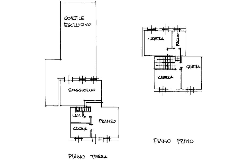 Villa a Schiera Via Marco Emilio Lepido, Bologna (zona Borgo Panigale) - planimetria 1